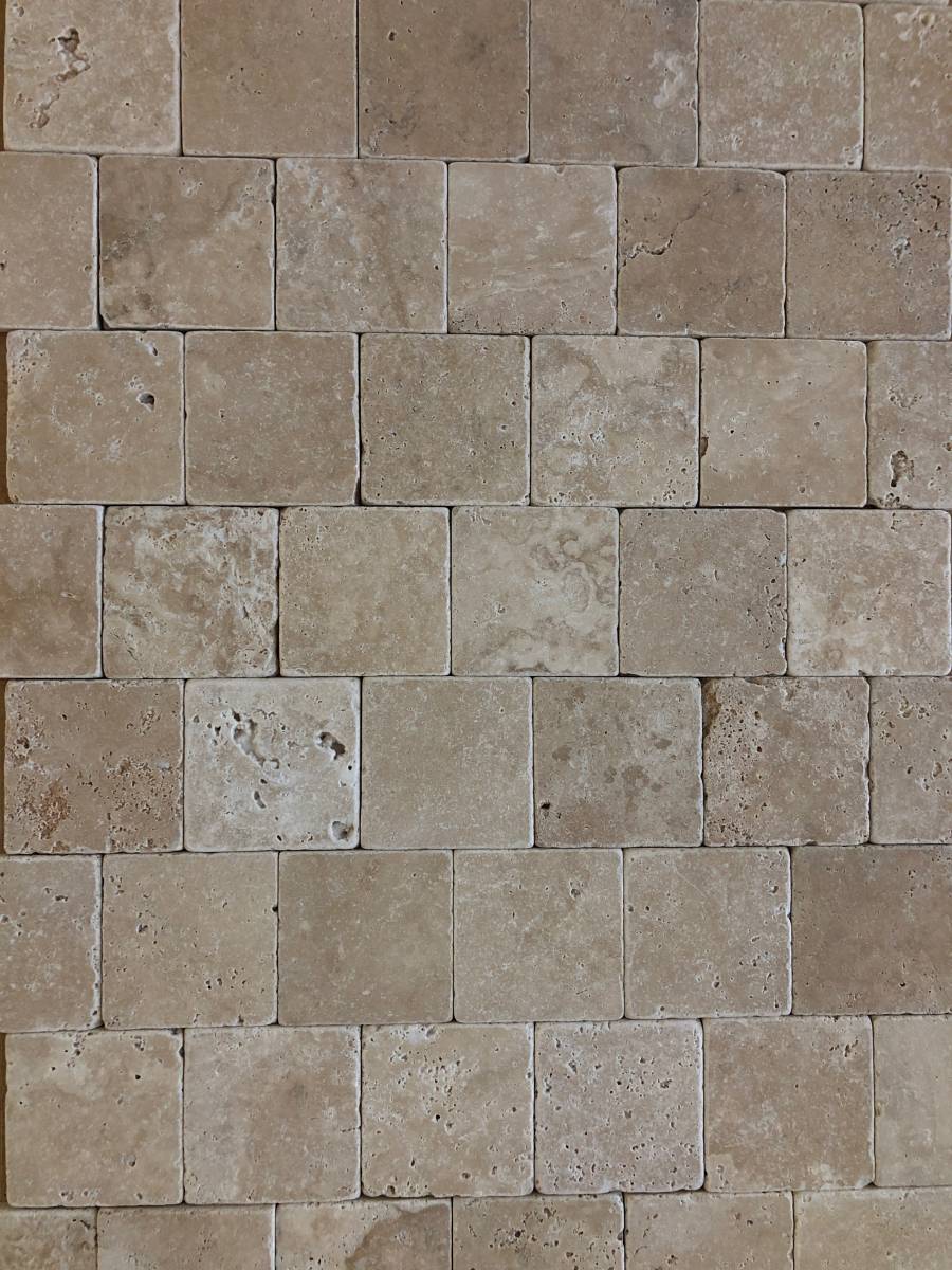 Pavé en Travertin pierre naturelle