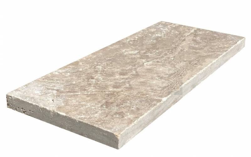 Margelle Travertin bord droit de Cannes à Bordeaux