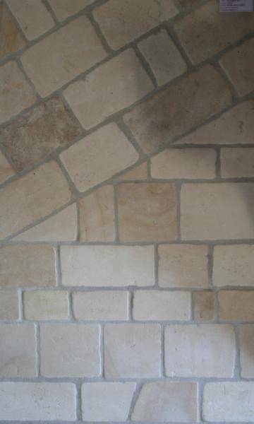 Pavé Antica en pierre naturelle de France, pierre de pierre de Dordogne
