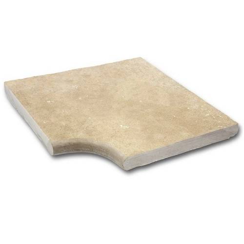 Margelle pierre piscine en Travertin, livraison partout en France