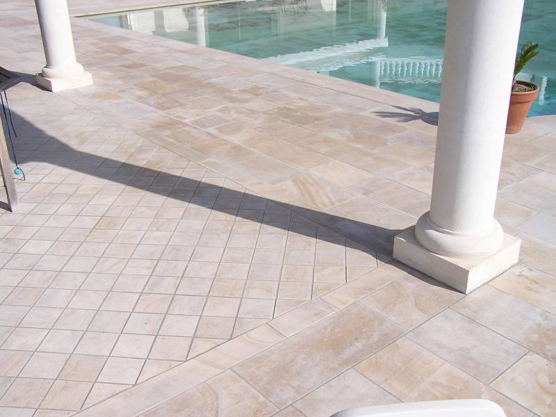 Pavé Antica en pierre naturelle de France, pierre de pierre de Dordogne