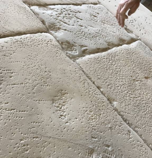 Dallage vieilli rustique à la main en pierre naturelle