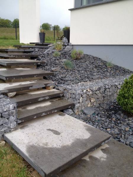 Marche massive grand format pour extérieur