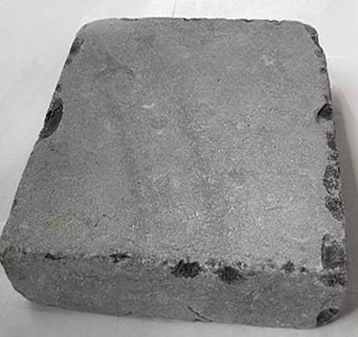 Pavé Gris pierre naturelle Tumbled faces sciées