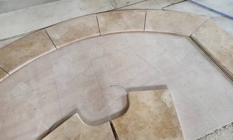 Margelle de Piscine et de Bassin en Pierre Naturelle, Direct Usine, Livraison Paris et Toute la France