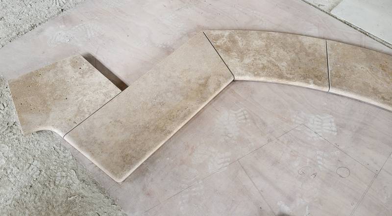 Margelle de Piscine et de Bassin en Pierre Naturelle, Direct Usine, Livraison Paris et Toute la France