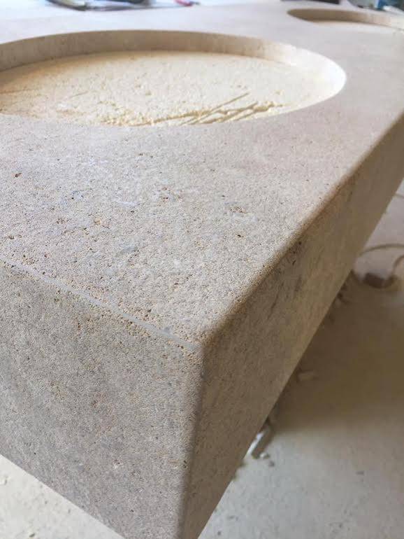 Coupe d'onglet effet massif sur angle 3 dimensions