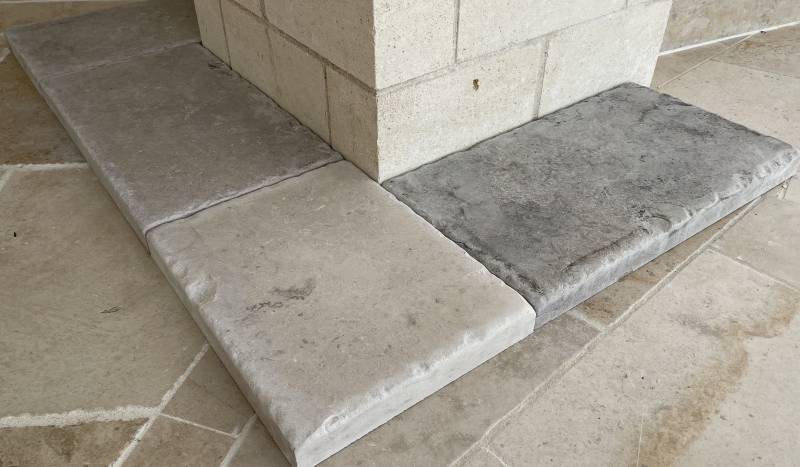 Les pierres naturelles doré, Dordogne pour margelles de piscine et de bassin.