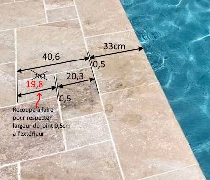 Carrelage en pierre Travertin extérieur pour terrasse et plage de piscine entre Narbonne et Béziers