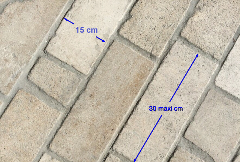 Pavé en pierre naturelle et pavé en granit. MARSEILLE