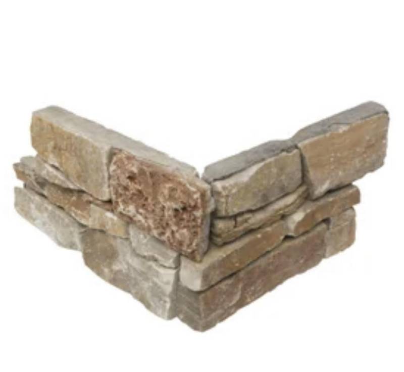 Angle parement pierre quartzite en Z à Montpellier dans l'Hérault proche Béziers et Nîmes