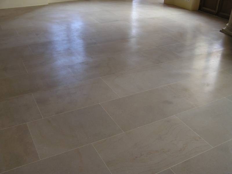 Carrelage pierre RAMATUELLE 83 Pierre de France Dordogne Périgord au 36 rue de Bourgogne à Paris