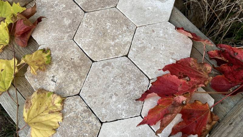 Travertin pierre naturelle pour intérieur et extérieur