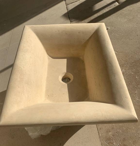 Vasque et évier en Travertin pierre naturelle