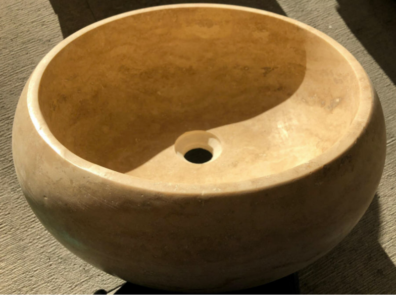 Travertin pierre naturelle. Pierres naturelles de France 36 rue de Bourgogne à Paris Uniquement sur RDV