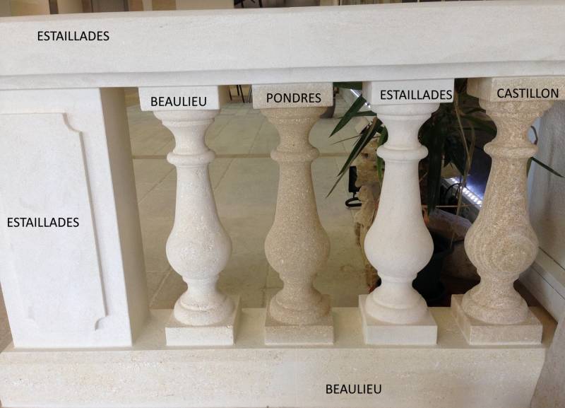 Balustres en pierre naturelle, Francepierre. Ecologique, économique et esthétique pour votre intérieur et extérieur