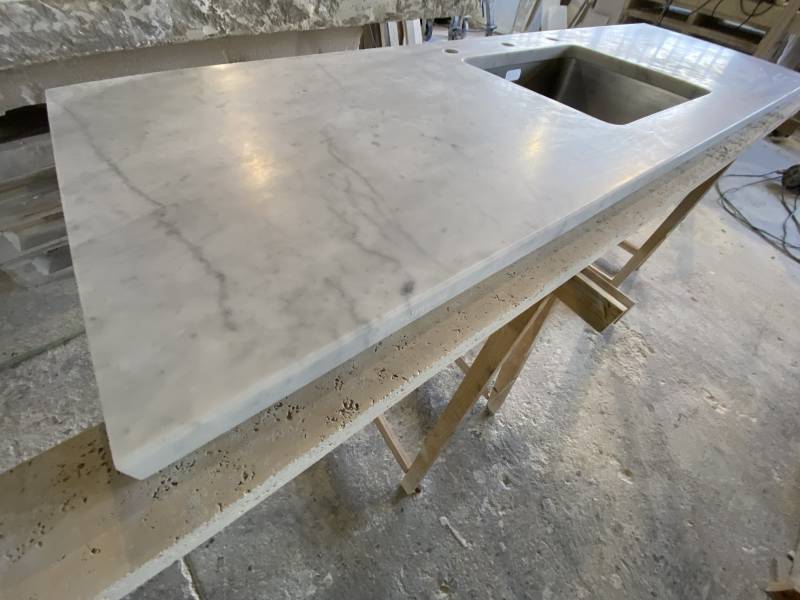 Marbre blanc pour carrelage et revêtement mural, Paris, Lyon, Bordeaux