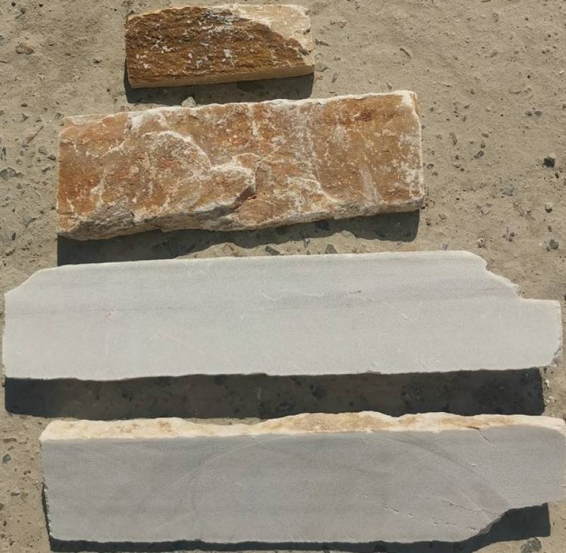 Parement pierre quartzite prêt à coller, conditionné en vrac à Montpellier dans l'Hérault proche Béziers et Nîmes