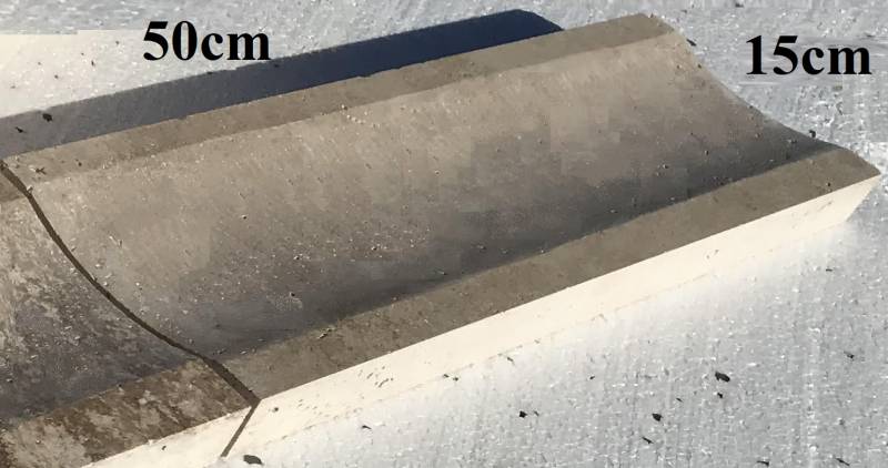 Travertin pierre caniveau AIX. Pierres naturelles de France 36 rue de Bourgogne à Paris Uniquement sur RDV