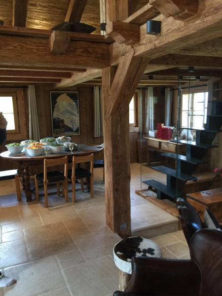 Chalet refait en pierre naturelle de Dordogne à Lyon 69